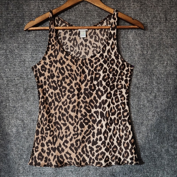 Dolce & Gabbana Leopard Print Tank Top - Picture 1 of 8